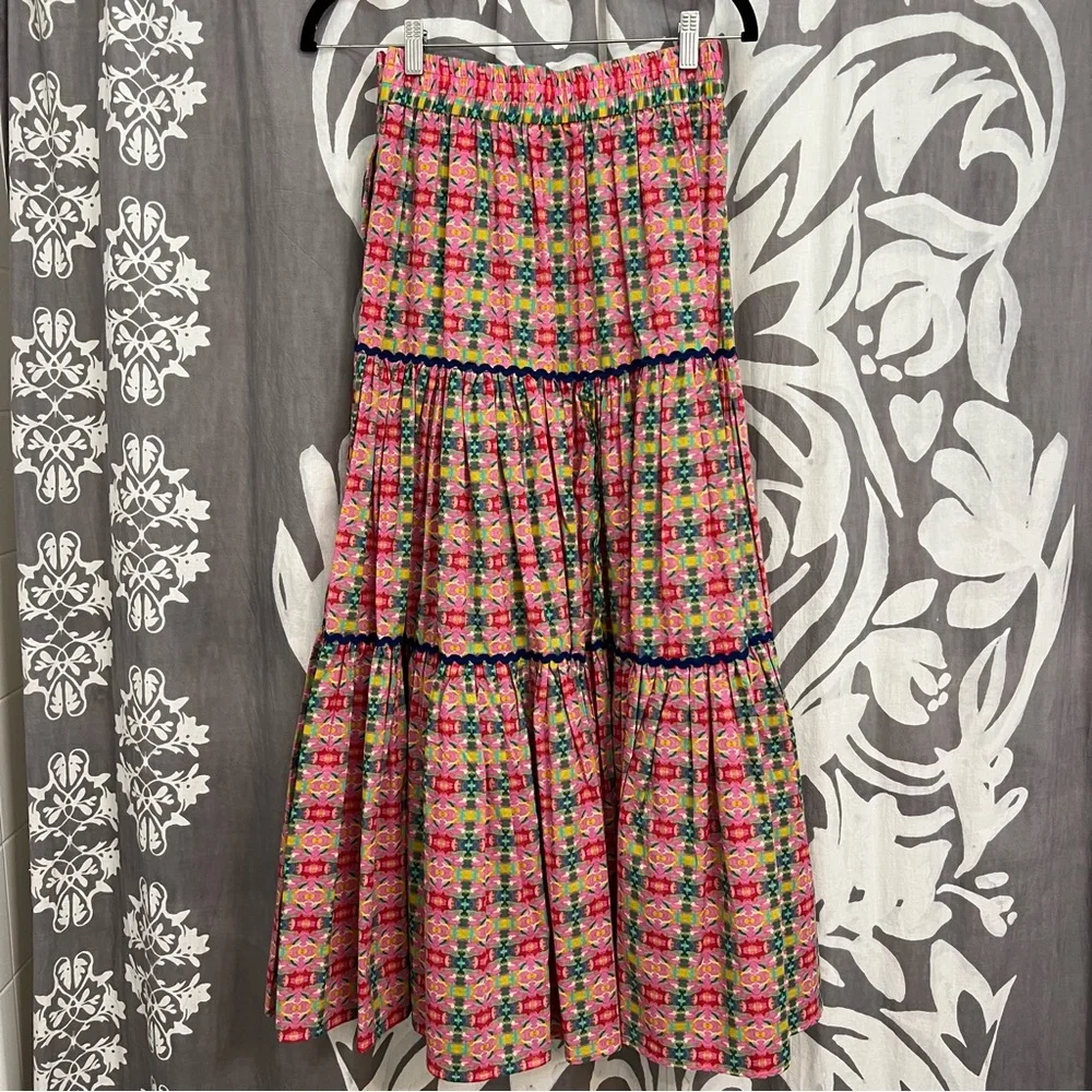 NWT Brooks Avenue Moroccan Maxi Skirt - Picture 6 of 7